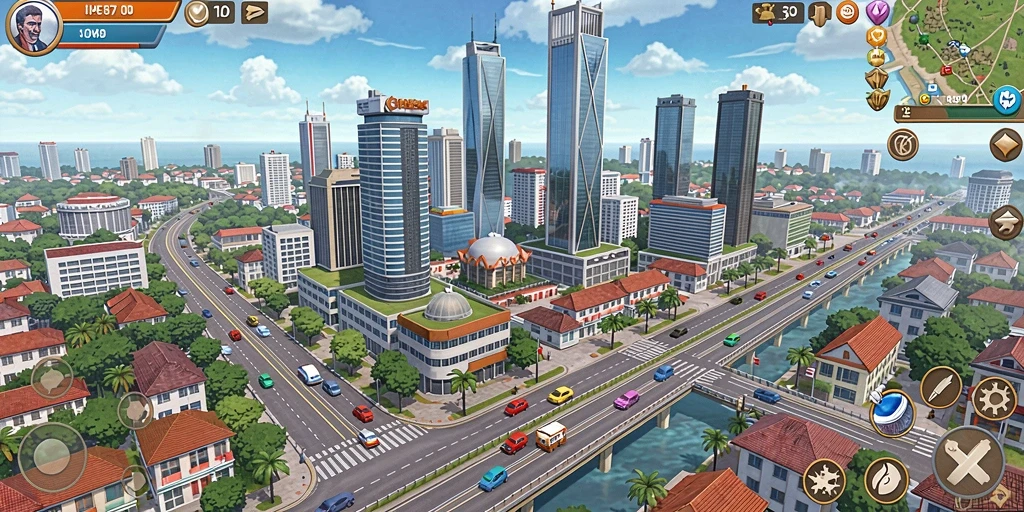 nesiafun - Gameplay seru dengan berbagai karakter unik.